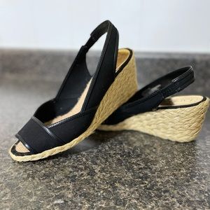 Ralph Lauren wedge heel sandals size 8
